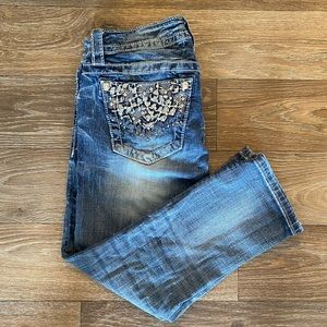 Miss Me Jeans Cuffed Capris